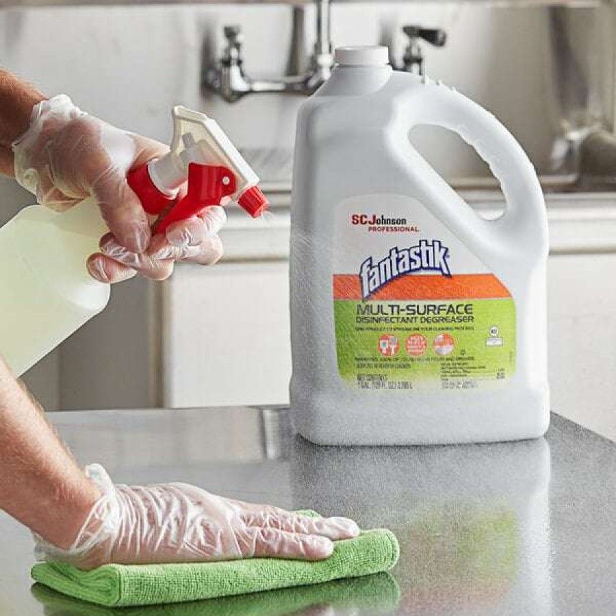 Cleaning Chemicals * | Fantastik Sc Johnson 311930 Fantastik 1 Gallon / 128 Oz. Multi-Surface Disinfectant Degreaser