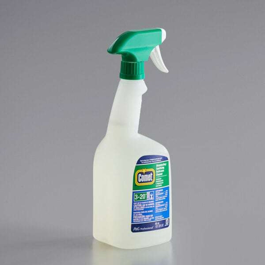 Cleaning Chemicals * | Comet 19214 Disinfecting / Sanitizing Bathroom Cleaner Ready-To-Use Spray 32 Oz.