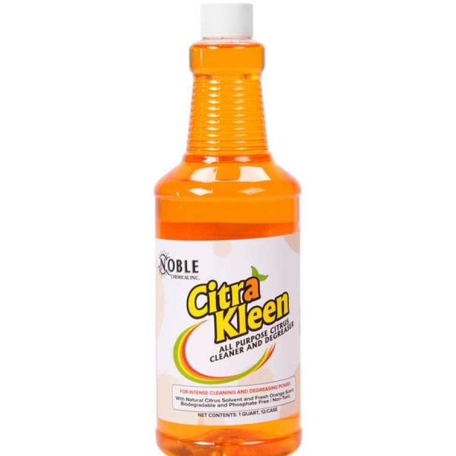 Cleaning Chemicals * | Noble Chemical Citrakleen 1 Qt. (32 Oz.) All Purpose Citrus Cleaner & Degreaser 12/Case