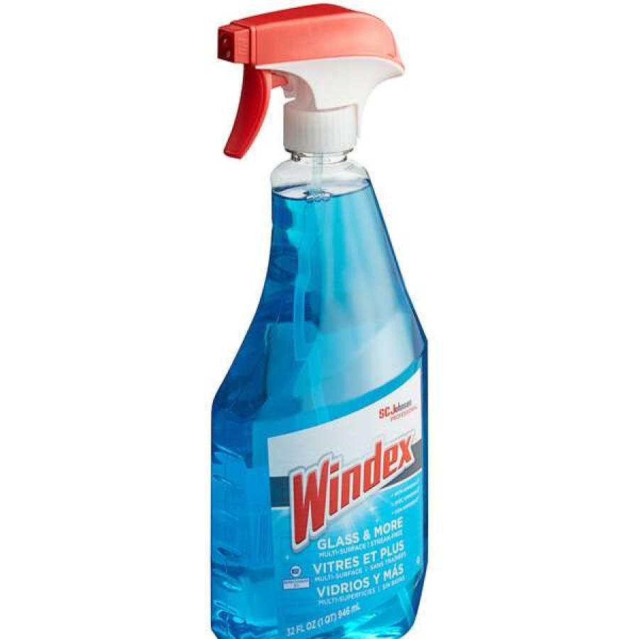 Cleaning Chemicals * | Sc Johnson Windex 322338 Glass & More 32 Oz. Glass And Multi-Surface Cleaner With Ammonia-D 8/Case