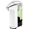 Hand Soap And Sanitizer * | Simplehuman St1018 8 Oz. White Plastic Soap / Sanitizer Dispenser With Touchless Sensor Pump