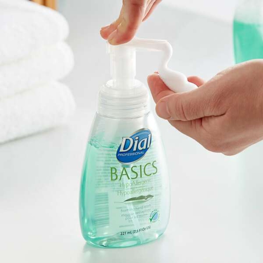 Hand Soap And Sanitizer * | Dial Dial Dia06042 Professional Basics 7.5 Oz. Hypoallergenic Foaming Hand Wash