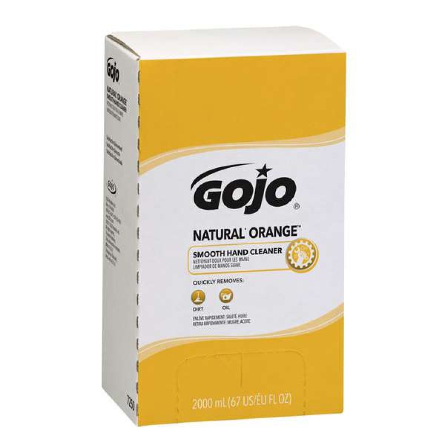 Hand Soap And Sanitizer * | Gojo 7250-04 Tdx 2000 Ml Natural Orange Smooth Hand Cleaner 4/Case