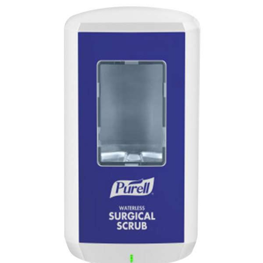 Hand Soap And Sanitizer * | Purell 7810-01 Cs8 1200 Ml White / Blue Automatic Waterless Surgical Scrub Hand Sanitizer Dispenser