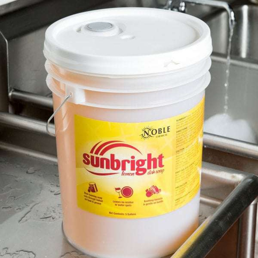 Cleaning Chemicals * | Noble Chemical Sunbright 5 Gallon / 640 Oz. Liquid Dish Soap