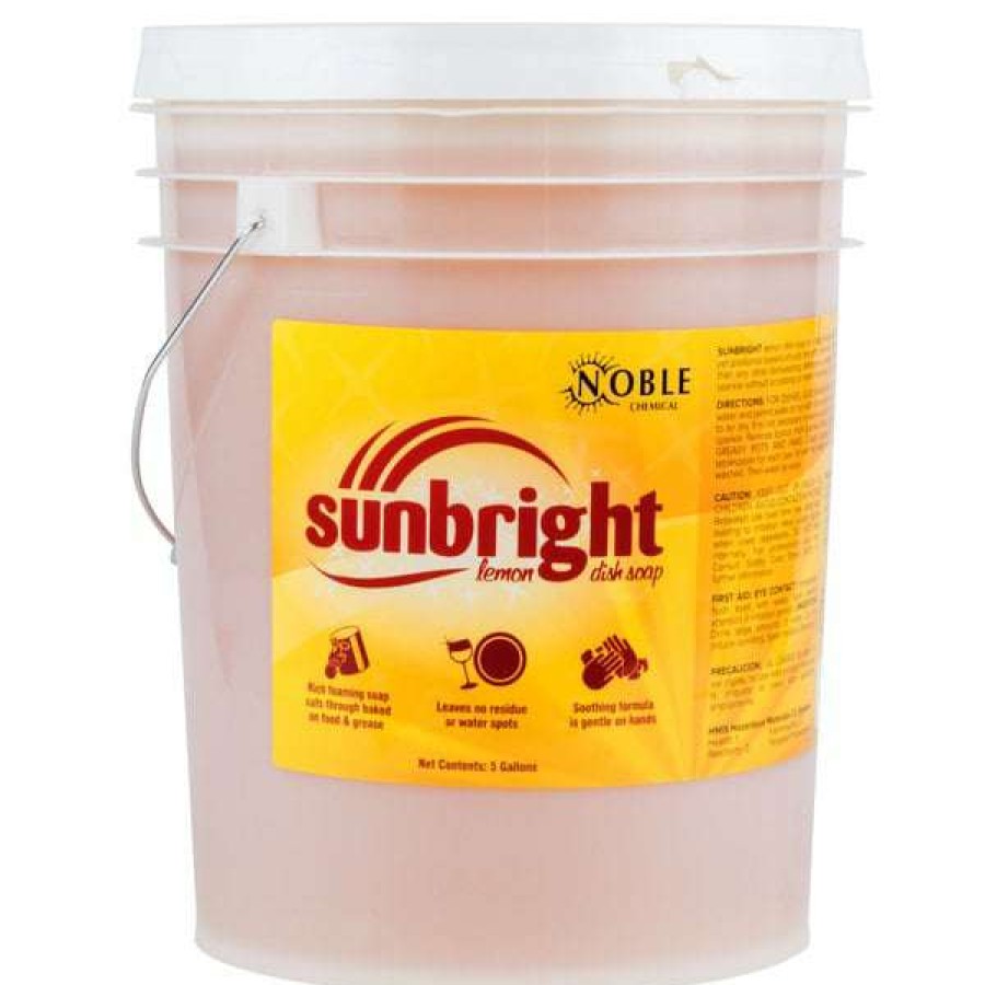 Cleaning Chemicals * | Noble Chemical Sunbright 5 Gallon / 640 Oz. Liquid Dish Soap