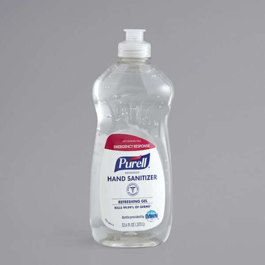 Hand Soap And Sanitizer * | Purell 9747-12-S Emergency Response 12.6 Oz. Advanced Hand Sanitizer Refreshing Gel Dawn Bottle 12/Case