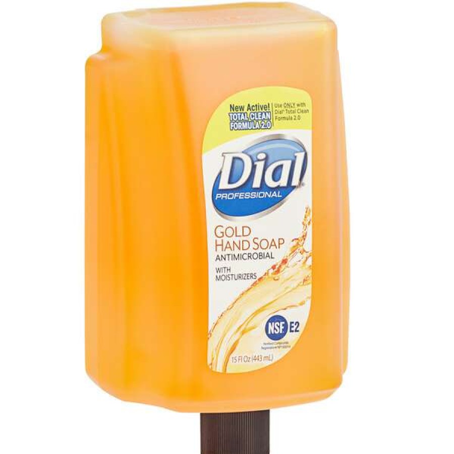 Hand Soap And Sanitizer * | Dial Dial Dia98561 Eco-Smart Gold Antibacterial 15 Oz. Liquid Hand Soap Refill 6/Case