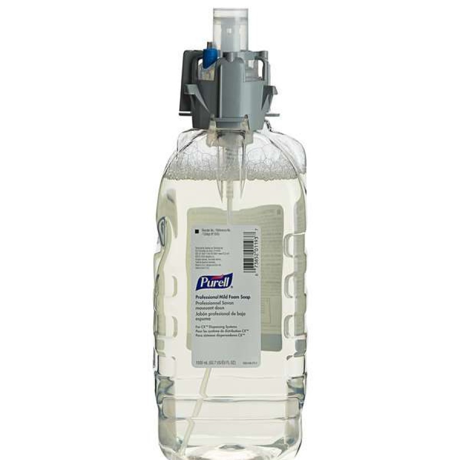 Hand Soap And Sanitizer * | Purell 8565-04 Cx Series 1500 Ml Professional Fragrance-Free Foaming Hand Soap 4/Case