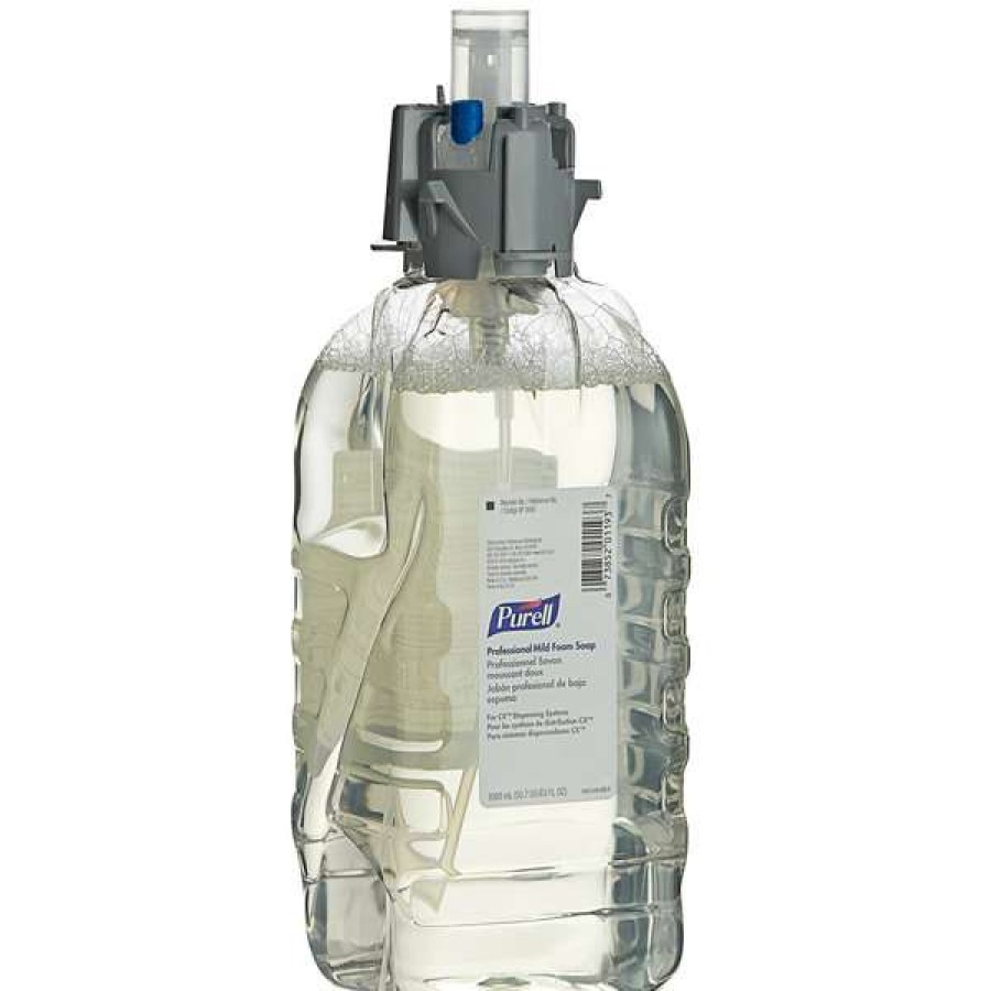 Hand Soap And Sanitizer * | Purell 8565-04 Cx Series 1500 Ml Professional Fragrance-Free Foaming Hand Soap 4/Case