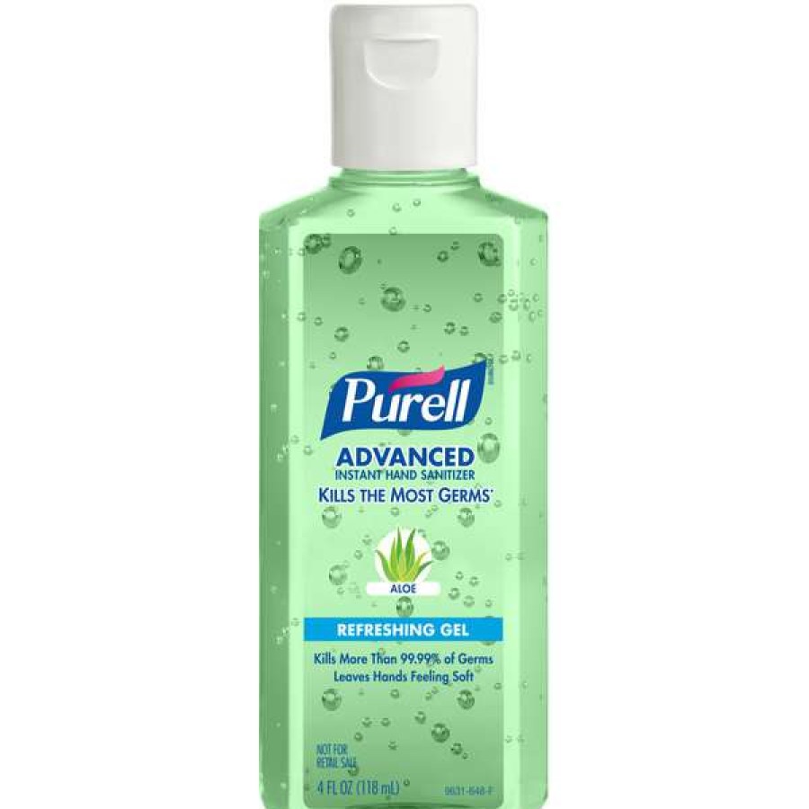 Hand Soap And Sanitizer * | Purell 9631-24 Advanced With Aloe 4 Oz. Gel Instant Hand Sanitizer 24/Case