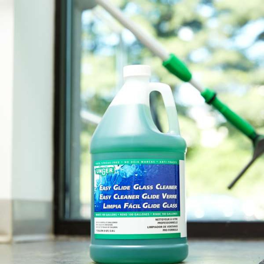 Cleaning Chemicals * | Unger Unger Fr380 1 Gallon / 128 Oz. Easyglide Concentrated Glass Cleaner