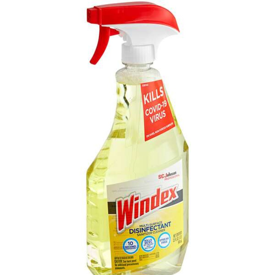 Cleaning Chemicals * | Sc Johnson Windex 322369 32 Oz. All Purpose Multi Surface Disinfectant Cleaner