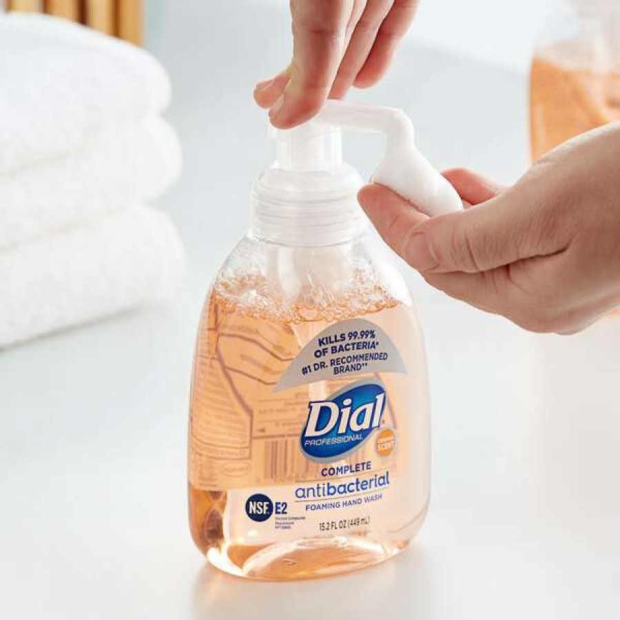 Hand Soap And Sanitizer * | Dial Dial Dia98606 Professional Complete 15.2 Oz. Original Antibacterial Foaming Hand Wash 4/Case