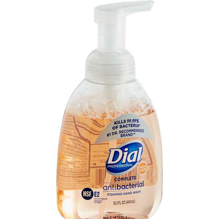 Hand Soap And Sanitizer * | Dial Dial Dia98606 Professional Complete 15.2 Oz. Original Antibacterial Foaming Hand Wash 4/Case