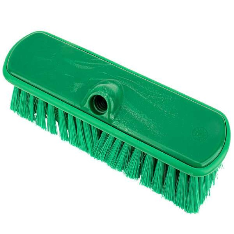 Cleaning Tools & Supplies * | Carlisle 40050Ec09 Sparta Flo Thru 9 1/2 Green Flagged Vehicle And Wall Cleaning Brush