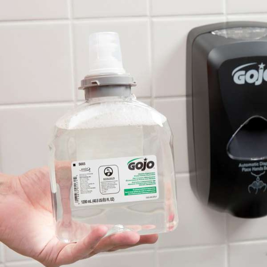 Hand Soap And Sanitizer * | Gojo 5665-02 Tfx 1200 Ml Green Certified Foam Hand Soap 2/Case