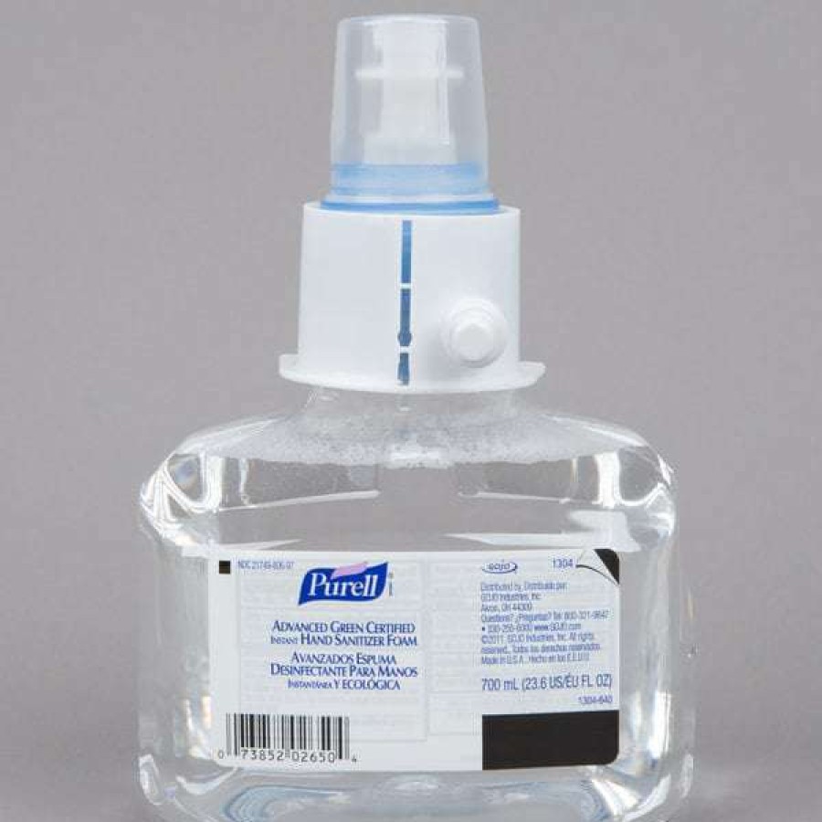 Hand Soap And Sanitizer * | Purell 1304-03 Ltx Advanced Green Certified 700 Ml Foaming Instant Hand Sanitizer