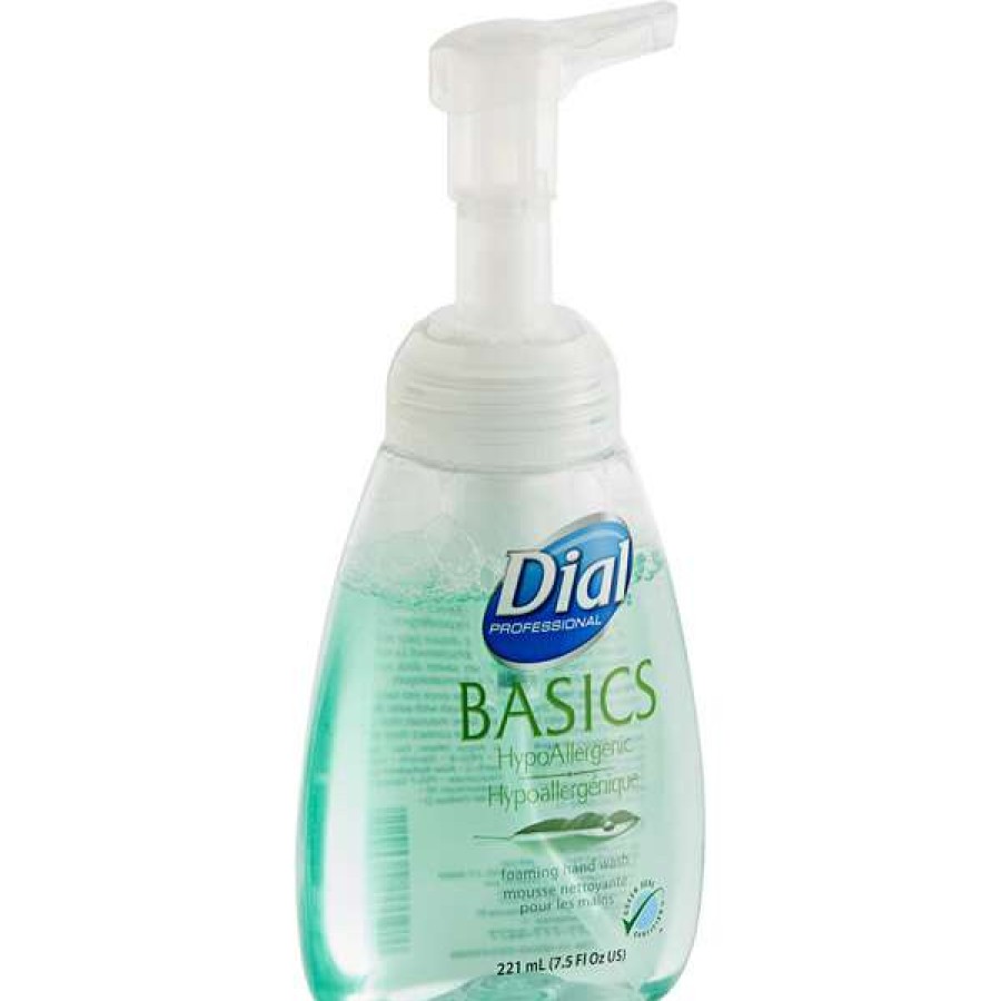 Hand Soap And Sanitizer * | Dial Dial Dia06042 Professional Basics 7.5 Oz. Hypoallergenic Foaming Hand Wash 8/Case