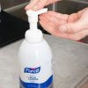 Hand Soap And Sanitizer * | Purell 5792-04 Advanced 535 Ml Foaming Instant Hand Sanitizer With Pump 4/Case