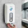 Hand Soap And Sanitizer * | Safeguard Professional Safeguard Professional 47439 Foaming Soap And Gel Sanitizer Touchless Dispenser 1.2 Liter / 1200 Ml