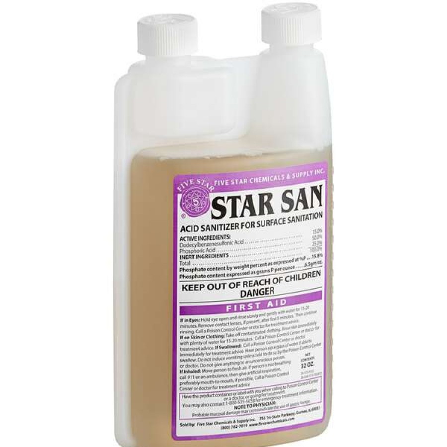 Cleaning Chemicals * | Five Star Chemicals 26-Sts-Fs32-10 Star San High-Foaming Brewery Sanitizer 32 Oz. 10/Case