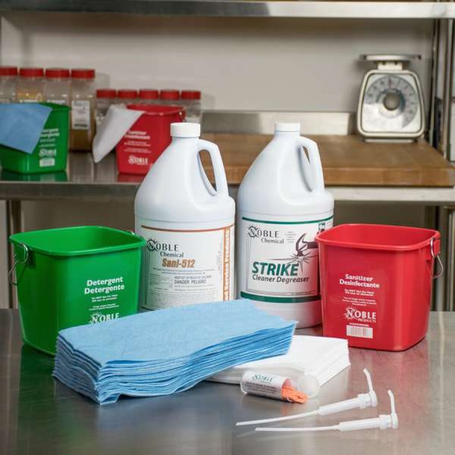 Cleaning Chemicals * | Noble Products 3 Qt. / 96 Oz. Cleaning And Sanitizing Kit