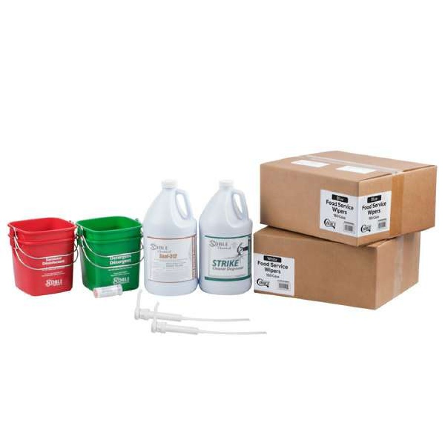 Cleaning Chemicals * | Noble Products 3 Qt. / 96 Oz. Cleaning And Sanitizing Kit