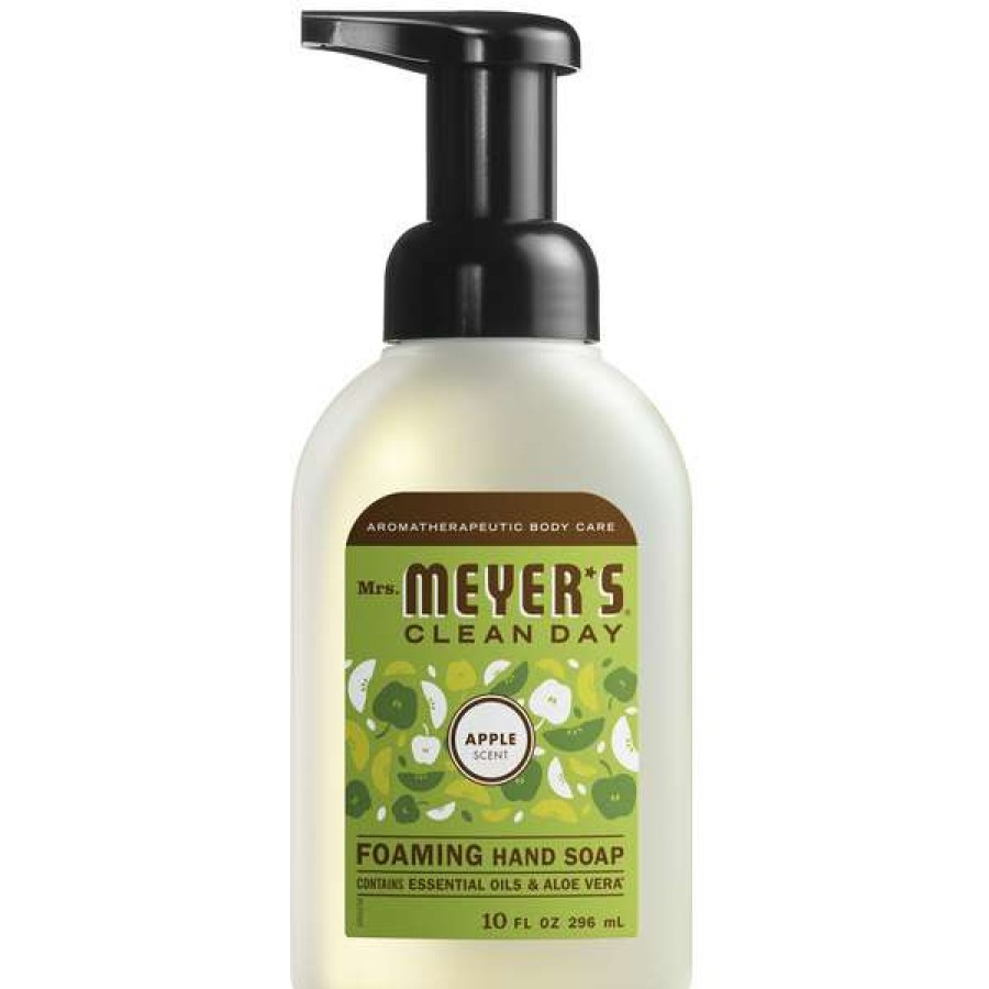 Hand Soap And Sanitizer * | Mrs. Meyer'S Mrs. Meyer'S Clean Day 662050 10 Oz. Apple Foaming Hand Soap 6/Case