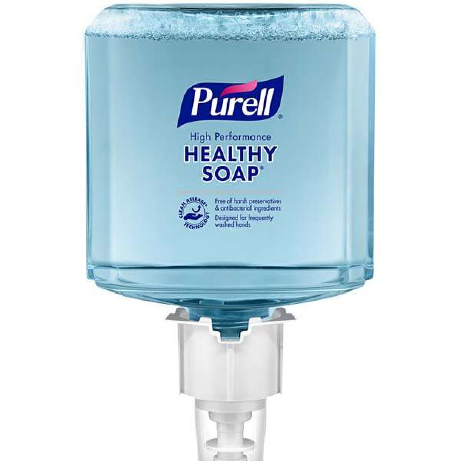 Hand Soap And Sanitizer * | Purell 5085-02 Crt Healthy Soap Clean Release Healthcare Es4 1200 Ml High Performance Foam Hand Soap 2/Case