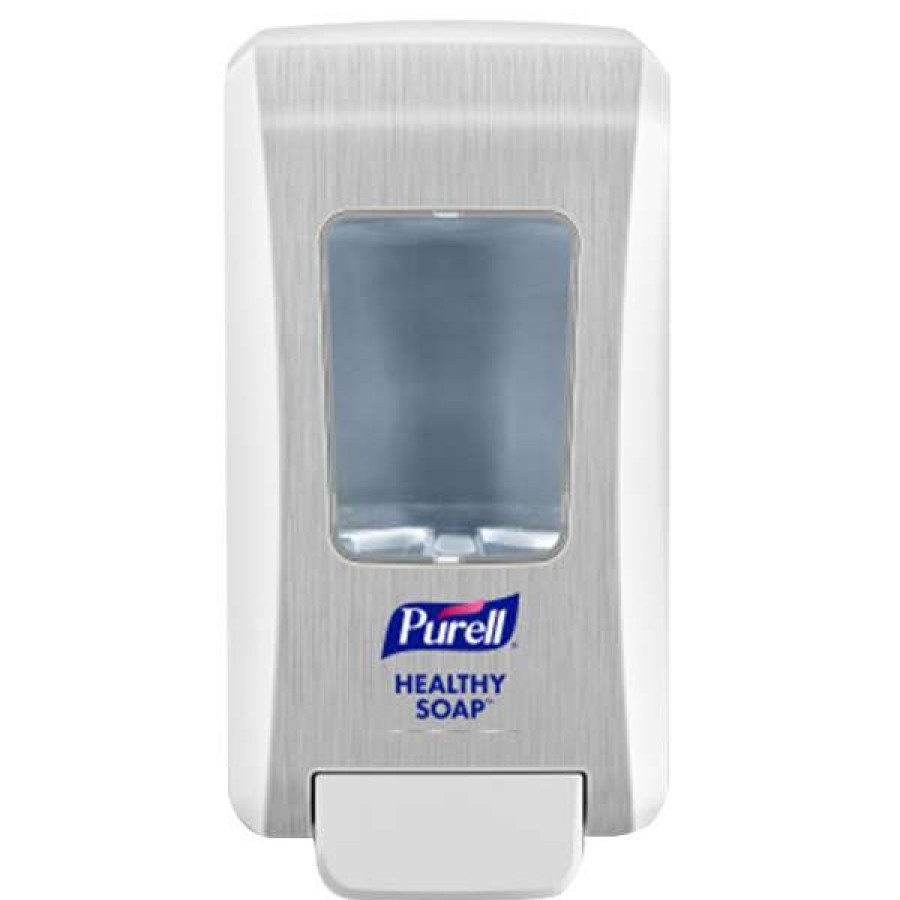 Hand Soap And Sanitizer * | Purell 5230-06 Healthy Soap Fmx-20 2000 Ml White Manual Hand Soap Dispenser 6/Case