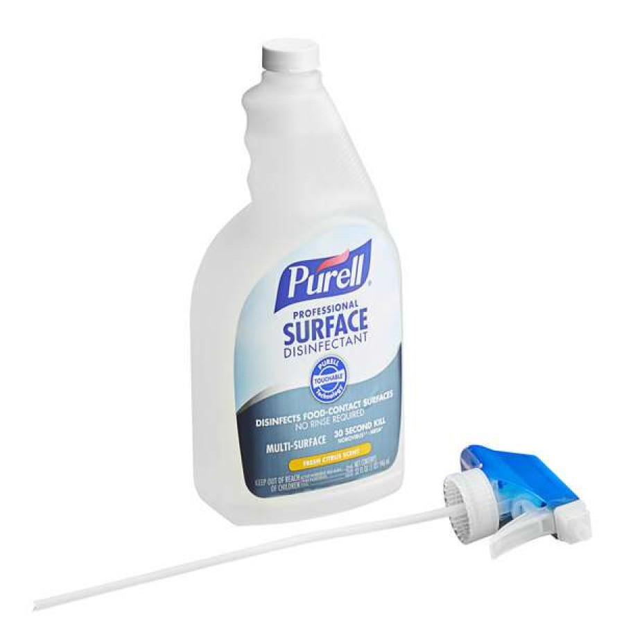 Cleaning Chemicals * | Purell Purell 3342-12 1 Qt. / 32 Oz. Fresh Citrus Professional Surface Disinfectant 12/Case