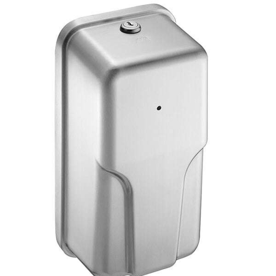 Hand Soap And Sanitizer * | American Specialties, Inc. Roval 10-20365 33.8 Oz. Stainless Steel Automatic Foam Soap / Sanitizer Dispenser