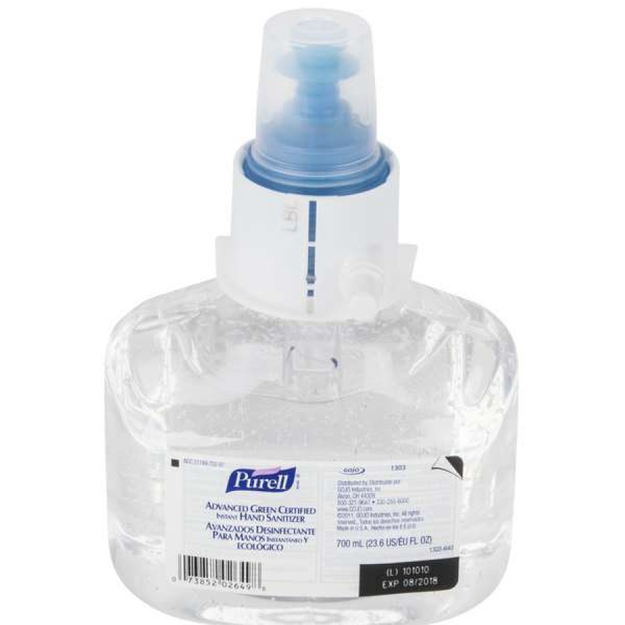 Hand Soap And Sanitizer * | Purell 1303-03 Ltx Advanced Green Certified 700 Ml Gel Instant Hand Sanitizer 3/Case