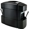 Cleaning Tools & Supplies * | Commercial Zone 758701 40 Gallon Islander Series Waste 'N Wipe Black Rectangular Waste Container With 2 Paper Towel Dispensers, 2 Squeegees, And 2 Windshield Wash Stations