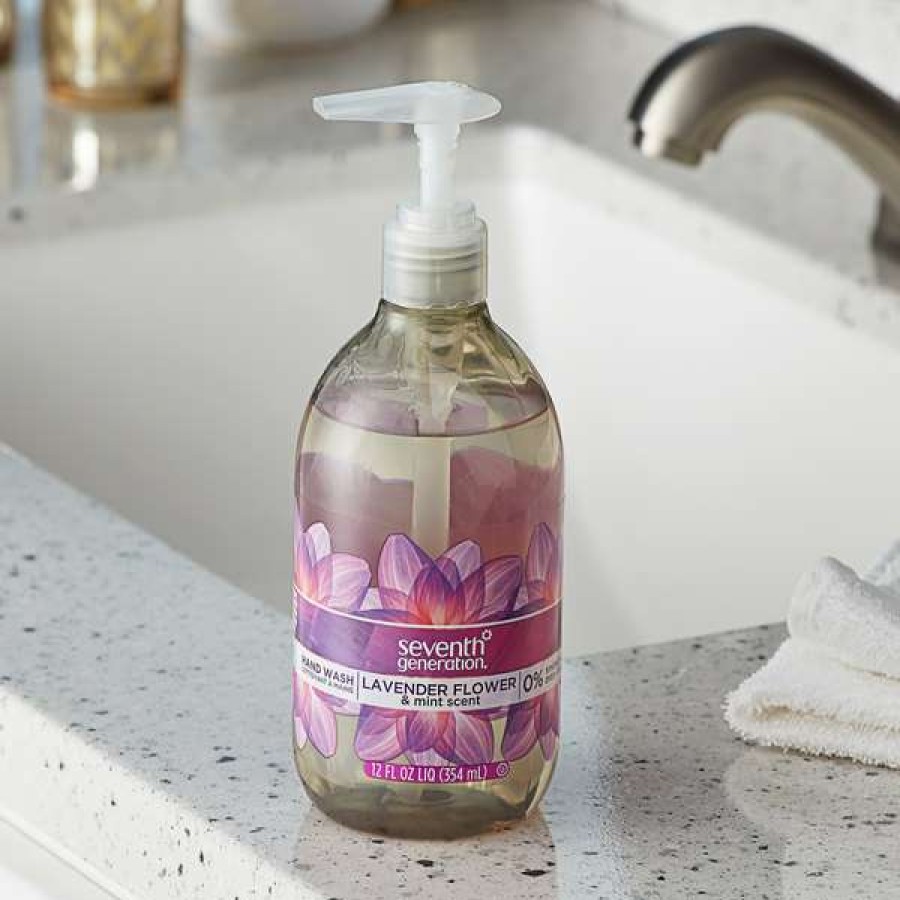 Hand Soap And Sanitizer * | Seventh Generation 22926 Purely Clean 12 Oz. Lavender Flower & Mint Hand Soap