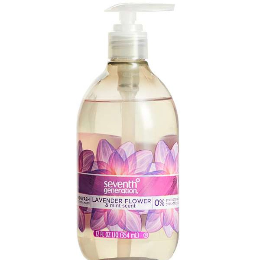 Hand Soap And Sanitizer * | Seventh Generation 22926 Purely Clean 12 Oz. Lavender Flower & Mint Hand Soap