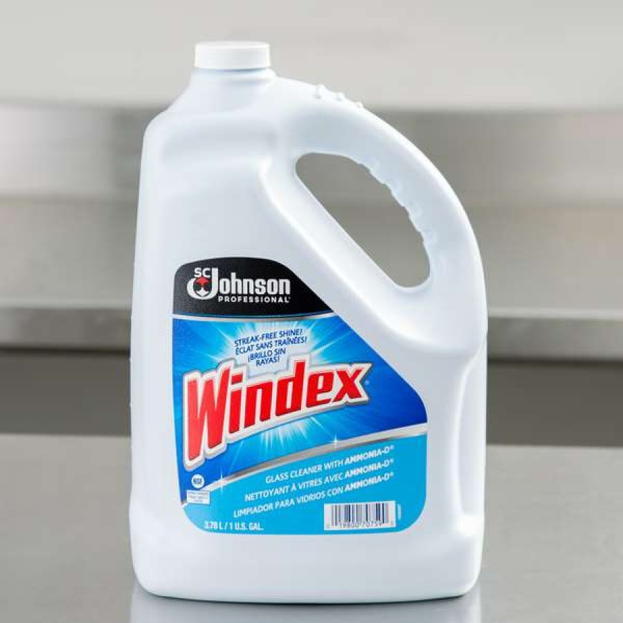 Cleaning Chemicals * | Sc Johnson Professional 696503 1 Gallon / 128 Oz. Windex Window Cleaner 4/Case