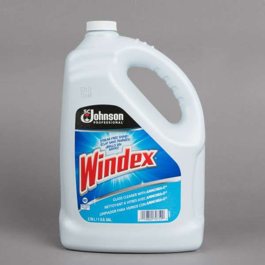 Cleaning Chemicals * | Sc Johnson Professional 696503 1 Gallon / 128 Oz. Windex Window Cleaner 4/Case