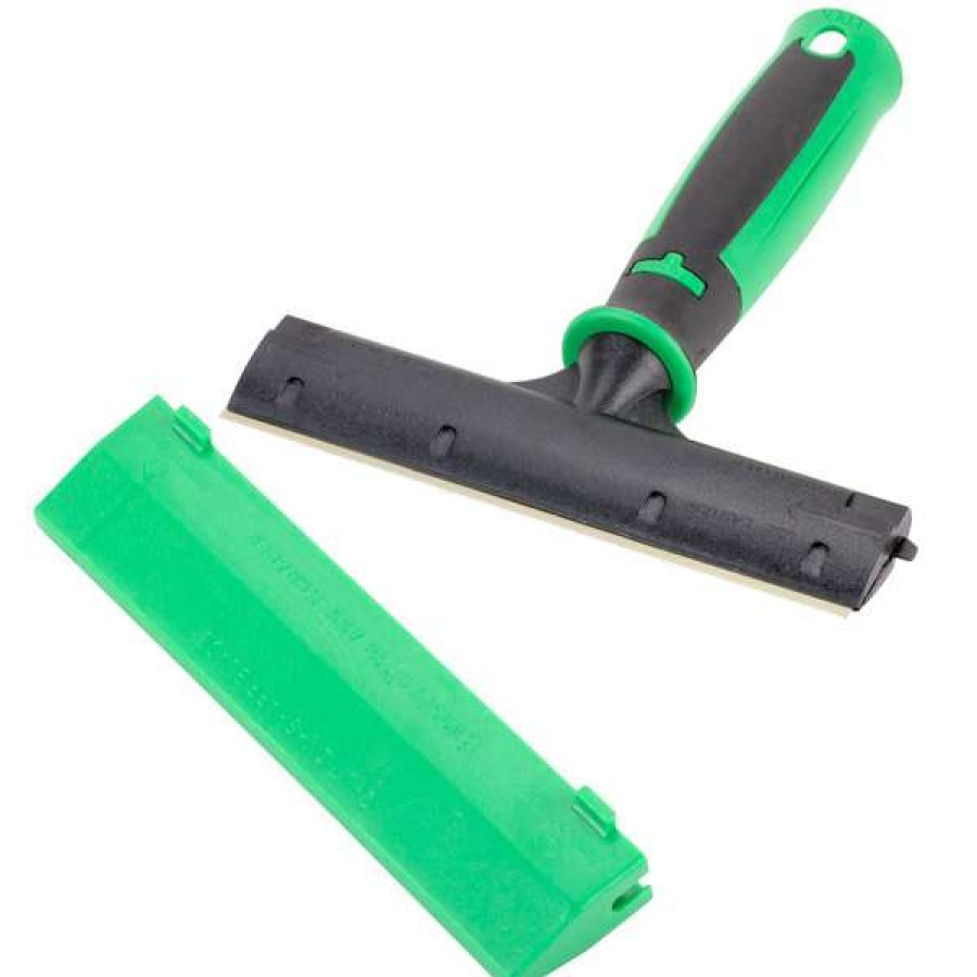 Cleaning Tools & Supplies * | Unger Unger Eg100 Ergotec 4 Glass Scraper With Safety Cap