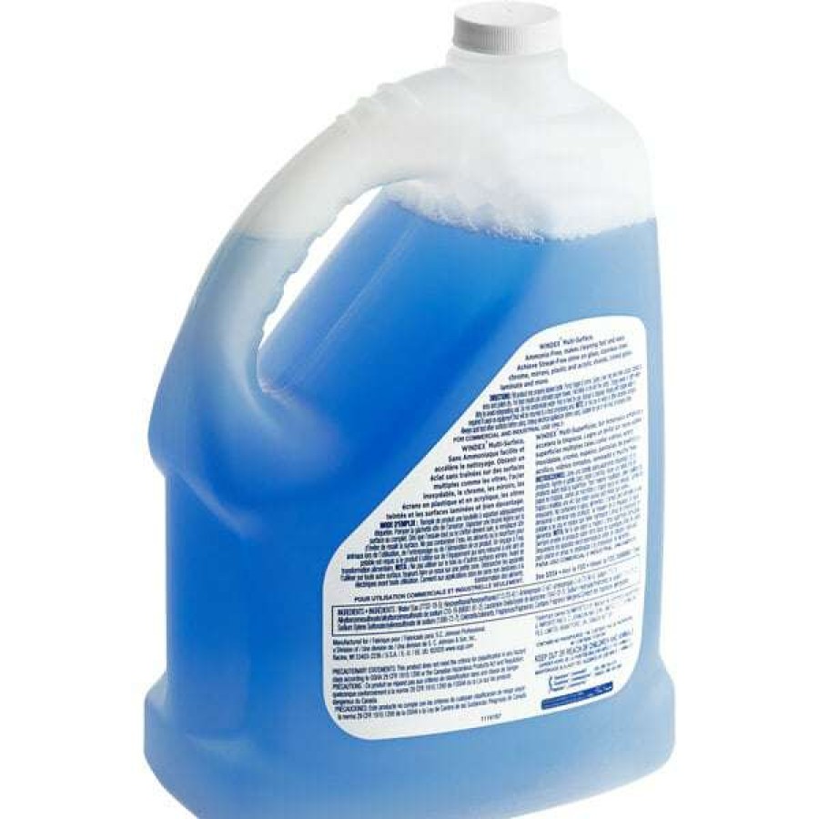 Cleaning Chemicals * | Sc Johnson Windex 697262 1 Gallon Non-Ammoniated Glass Cleaner 4/Case