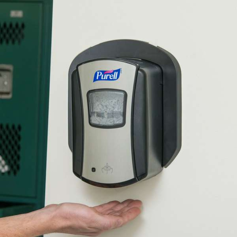 Hand Soap And Sanitizer * | Purell 1328-04 Ltx-7 700 Ml Black Touchless Hand Sanitizer Dispenser