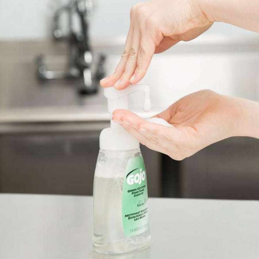 Hand Soap And Sanitizer * | Gojo 5715-06 Green Certified 7.5 Oz. Fragrance Free Foaming Hand Soap With Pump 6/Case