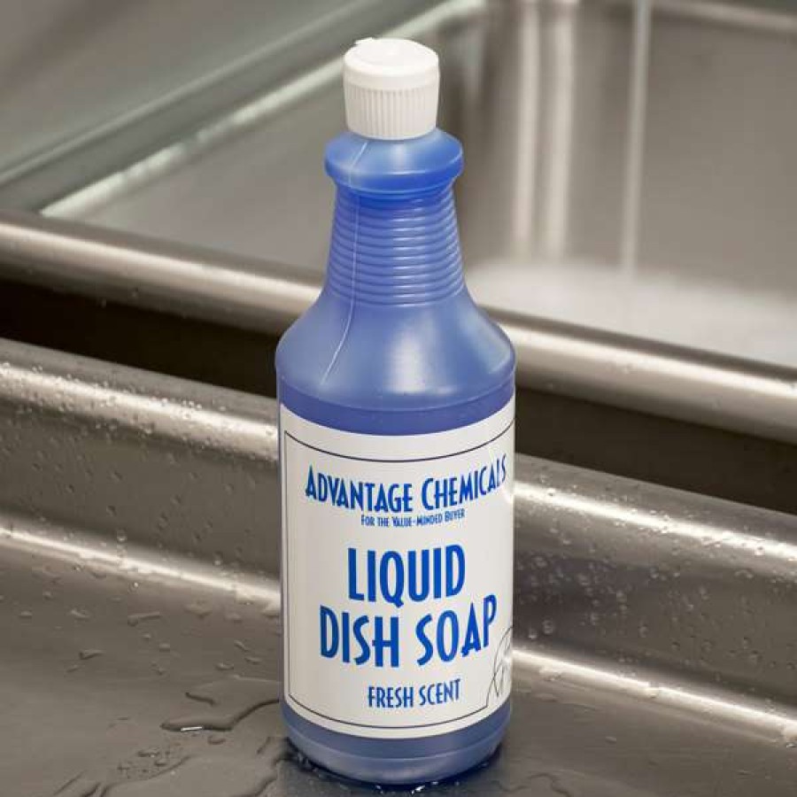 Cleaning Chemicals * | Advantage Chemicals 32 Oz. Liquid Dish Soap 12/Case