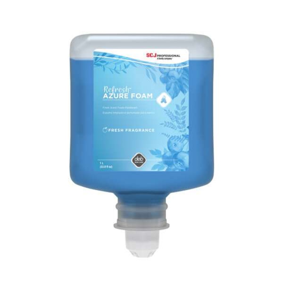 Hand Soap And Sanitizer * | Sc Johnson Professional Refresh Azu1L 1 Liter Azure Foaming Hand Soap