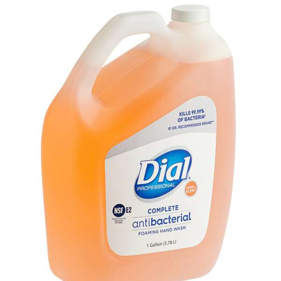 Hand Soap And Sanitizer * | Dial Dial Dia99795 Complete 1 Gallon Original Antibacterial Foaming Hand Wash Refill 4/Case