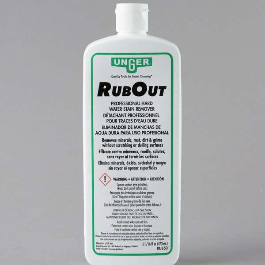 Cleaning Chemicals * | Unger Unger Rub50 1 Pt. / 16 Oz. Rubout Glass Cleaner