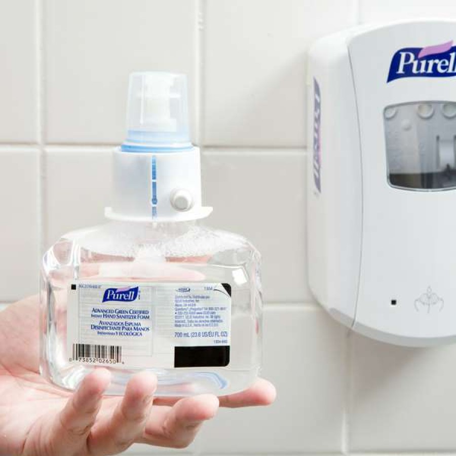 Hand Soap And Sanitizer * | Purell 1304-03 Ltx Advanced Green Certified 700 Ml Foaming Instant Hand Sanitizer 3/Case