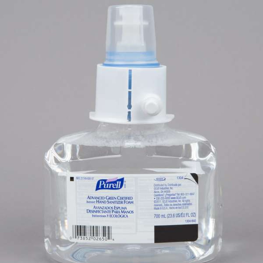 Hand Soap And Sanitizer * | Purell 1304-03 Ltx Advanced Green Certified 700 Ml Foaming Instant Hand Sanitizer 3/Case