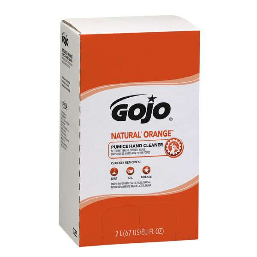 Hand Soap And Sanitizer * | Gojo 7255-04 Tdx 2000 Ml Natural Orange Pumice Hand Cleaner 4/Case